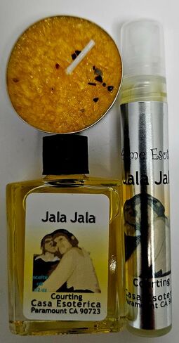 Tripack Jala jala, Pull Pull ritual, Tealight, Aceite Espiritual y mini Perfume esoterico, casa esoterica in Saudi Arabia