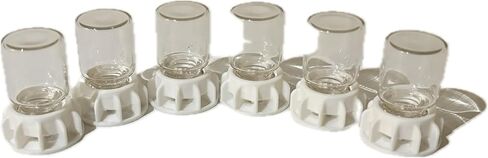 2mL SET OF 6 Water Feeders, 3D printed for Ant farms Ants Queen Small species colony (Gray) in Saudi Arabia