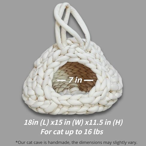 Cat Cave Hammock Mat 3 in 1 Cat Igloo Swing Pet Teepee Kawaii Bed Spot Burrow Hanging Basking للقطط الصغيرة الداخلية المتوسطة المصنوعة يدويًا (وردي) in Saudi Arabia