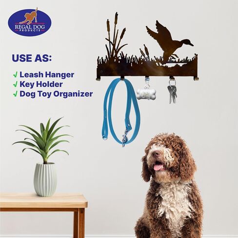 Regal Dog Products Leash Hanger for Wall - Stylish Dog Leash Holder for Wall with 3 Designs - Decorative Key Holder Wall Mount & Coat Rack Wall Mount - Metal Wall Mounted Key Holder (Bone) in Kuwait