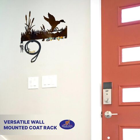 Regal Dog Products Leash Hanger for Wall - Stylish Dog Leash Holder for Wall with 3 Designs - Decorative Key Holder Wall Mount & Coat Rack Wall Mount - Metal Wall Mounted Key Holder (Bone) in Kuwait