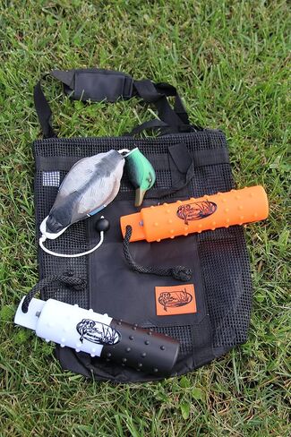 Dog Bumpers - Standard Plastic Training Bumper with Throw Rope - Retrieving Dummy for Duck Dog Hunting - Highly Visible Float Toy in Orange in Saudi Arabia