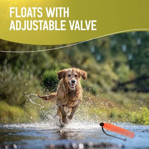 Dog Bumpers - Standard Plastic Training Bumper with Throw Rope - Retrieving Dummy for Duck Dog Hunting - Highly Visible Float Toy in Orange in Saudi Arabia