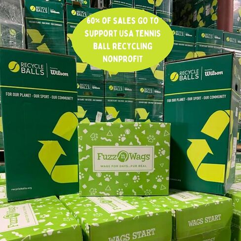 25-100 Used Tennis Balls for Dogs - Support USA Tennis Ball Recycling NonProfit: Bulk Tennis Balls for Dogs, Tennis Balls for Dogs Bulk, Dog Tennis Balls Bulk, Tennis Balls Bulk for Dogs (25 Balls) in Saudi Arabia