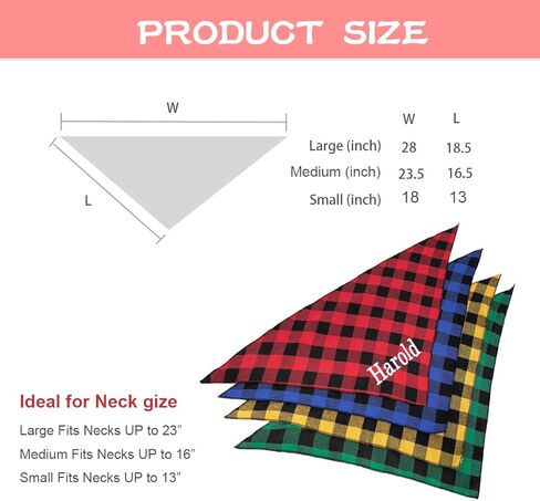 Personalized Dog Cat Pet Bandana Embroidered Name Custom Neck Ornament Dog Scarf Triangle Bib Bandana Pet Clothing Accessories Suitable for Small Medium Large Dogs Cats Pet Name Birthday Gift in Saudi Arabia