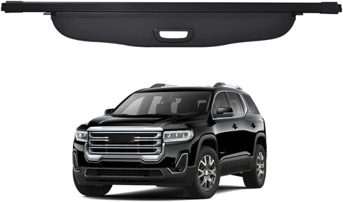 VeCarTech Compatible with Chevy Traverse 2024-2018 Rear Cargo Luggage Security Shade Cover Privacy Screen Retractable Rear Storage Waterproof Security Shield Shade (84449319) in Kuwait