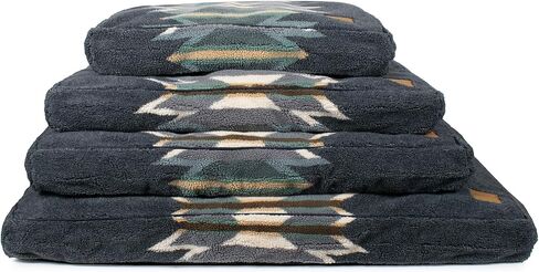 Pendleton Berber Napper Dog Bed - Wyeth Trail Oxford, XL in Kuwait