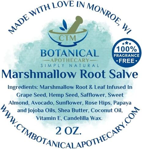 Marshmallow Root Salve (1 OZ., Essential Oil Free) in Saudi Arabia
