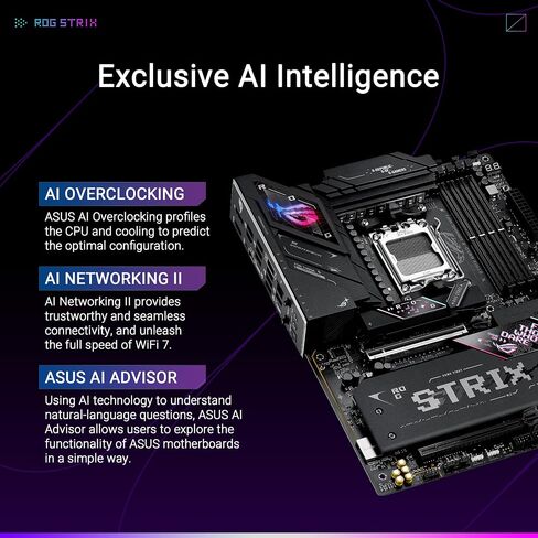 اللوحة الأم للألعاب ASUS ROG Strix B550-E Gaming AMD AM4 الجيل الثالث Ryzen ATX-PCIe 4.0، NVIDIA SLI، WiFi 6، 2.5 جيجا بايت LAN، 14+2 مراحل طاقة، USB 3.2 Type-C in Saudi Arabia