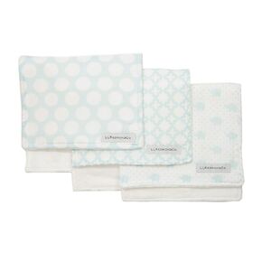 Baby Burp Cloths, Ultra thick and Absorbent, Ultra Plush soft and Luxurious Feel, Made in USA, Turkish Terry Velour Cotton