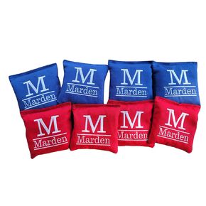 Custom Monogramed Cornhole Bags Embroidered Regulation Full Size Cornhole Bean Bag Toss