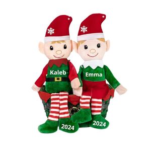 Plush Christmas Elves 2022 | Personalized Christmas Elf | Boy Elf | Girl Elf | Christmas Gift | My First Elf Christmas Gift (BOY)