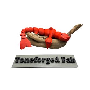 3d Printed Red Seabeast