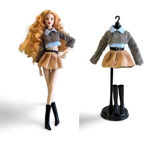 Doll Clothing Girl Doll Accessories 11.5-12 inch Dolls or Other Similar 1/6 Fashion Dolls, Dress up Game，Ideal Gifts for All Dolls Lovers (Sweetcore)