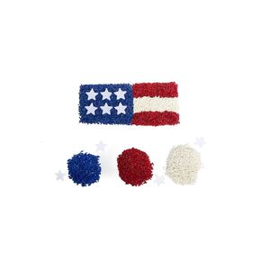Red White Blue Colored Rice Sensory Bin Filler 6lbs, Craft Rice, Sensory Table Materials, Autism Sensory Products, USA Rice for Sensory Bottles Kids Autistic Sensory Play Arts & Crafts Therapy Games, 3 Colors
