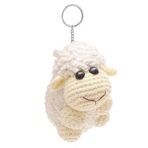 Baby Sheep Crochet Doll Handmade Amigurumi Plush Toy VAC (White)