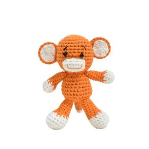 Bigfoot Monkey Crochet Doll Handmade Amigurumi Plush Toy VAC (Gray)