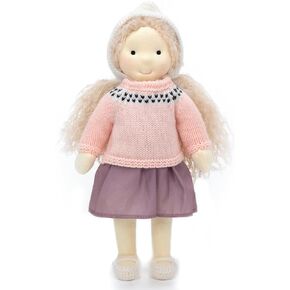 Easter Present Waldorf Doll Handmade Rag Doll - Plush Doll Birthday Present with Beautiful Present Box-Malvina 12"