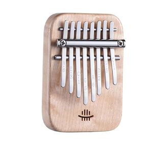 8 Keys Mini Kalimba Totoro Pattern Maple Thumb Piano - Wooden Amateur Plate Mbira Wooden Keyboard Music Percussion Instrument Ideal Gift for Kids Beginners (Totoro)
