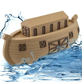 Noah's Ark 6 inch Floating Bath Boat from TUBTASTIC, pretend play, cake topper, bible, baby shower