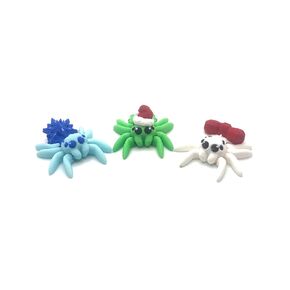 3D Printed Winter/Christmas Spider Set