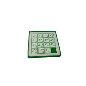 Braille 15 Sliding Puzzle, Classic Number Brain Teaser for the Blind and Sighted, Arrange Numbers in Order, Accessible Game for Blind Children and Adults - By Blind in Mind, The Braille Superstore