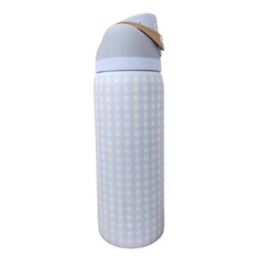 Insulated Water Bottle 32 oz – Stainless Steel, Double Wall Vacuum Flask, Push-Button Lid, Leak-Proof, Travel Bottle for Gym, Office, Outdoor