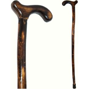 RMS Wood Cane - 36 Inch Natural Wood Walking Stick - Handcrafted Wooden Offset Canes and Walking Canes for Men or Women