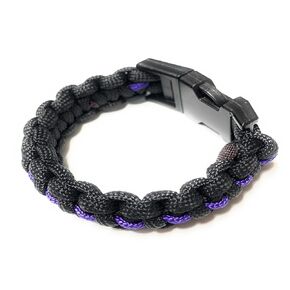 Thin Purple Line Handmade Paracord Bracelet Security