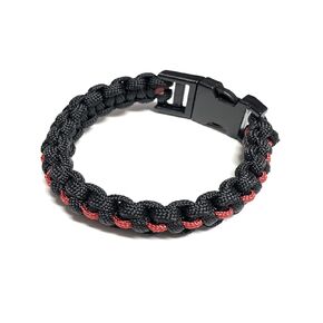 Thin Red Line Handmade Paracord Bracelet Fire Fighter