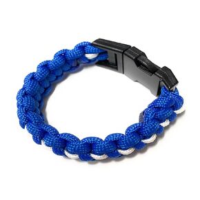 Thin White Line Handmade Paracord Bracelet EMS EMT Paramedic