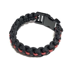 Thin Red Line Handmade Paracord Bracelet Fire Fighter