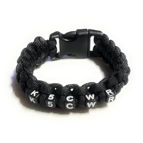 سوار Paracord المصنوع يدويًا مخصصة لراديو HAM - راديو الهواة (PB144)