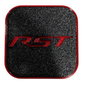 RST Hitch Cover Custom Made for your RST truck or SUV 2in Receiver (New and Improved Design)(Red)