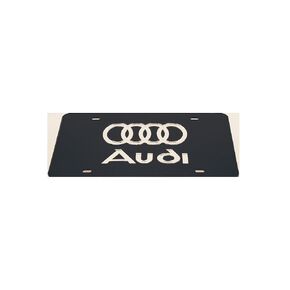 A.U.D.I Custom Mirror Laser Cut Laidaid Acrylic Lucky Plate