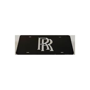 ROLLS ROYCE Custom Mirror Laser Cut Inlaid Acrylic License Plate Personalized Vanity Auto Tag