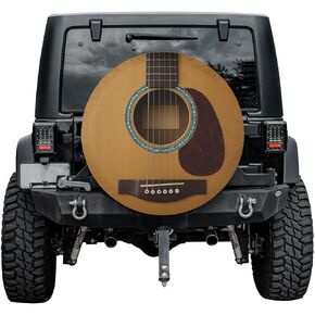Guitar Lovers Spare Tire Cover With Or Without Backup Camera Hole, Guitar Lovers Spare Tire Cover