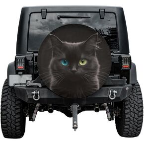 Cute Cat Lovers Spare Tire Cover With Or Without Backup Camera Hole, Cute Cat Lovers Spare Tire Cover