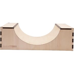 LANTWIT Fingerboard Ramps - Wooden Half Pipe Ramp