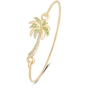 Beach Jewelry Palm Tree Bangle Bracelet Summer Style Hook Bangle in Saudi Arabia