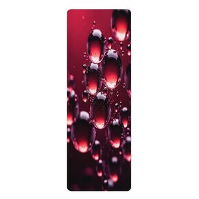 فقاعات النبيذ: Microfiber Rubber Yoga Mat | ملخص آسر لوكس لوس pinot cabernet | Harmony Mind and Body Fitness Accessory 24 "× 68"