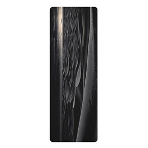 الصفاء المظلم: Microfiber Rubber Yoga Mat | ليالي درامية الكثبان الرملية الصحراوية | Harmony Mind and Body Fitness Accessory 24 "× 68"