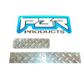 EZGO Golf Cart Diamond Plate 2 Piece Dash Cover set.