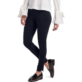 HUE Ponte 7/8 Leggings-Versatile Women's Pants for Work and Play, Black-Glimmer Windowpane, X-Small in Kuwait