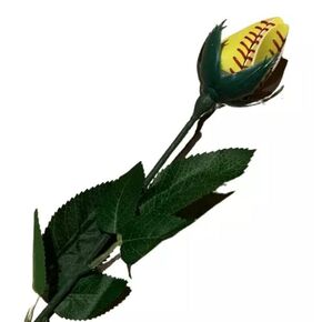 Sport Roses PU Leather Softball Roses (1 Rose) Sport Roses American Seller Softball Graduation Prom Championship School Gift Funeral Flowers Back to School