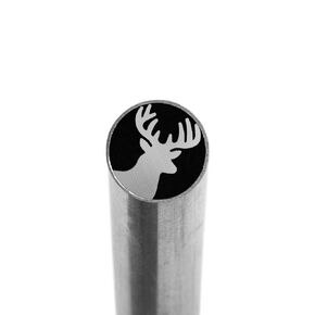 Mosaic Pin for Knife | Decorative Stainless Steel Knife Handle Pins for Fixed Blade Knives | Handmade Pocket Knife Pins Tools (Deer, 1/4" (6mm))