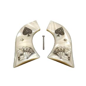 Pearl Dead Man's Hand Ruger Vaquero/Blackhawk/Wrangler Grips