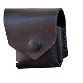 1858 Rem Leather Spare Cylinder Pouch Cowboy Revolver Black
