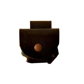 Rouned Heritage Rough Rider 10/22 .22 Spare Magazine Cylinder Leather Pouch Revolver Rifle Brown