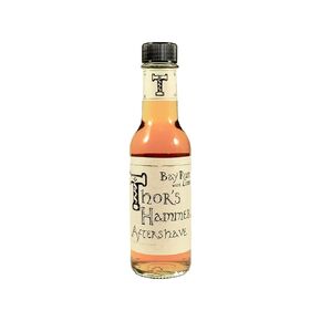 Bay Rum Aftershave with Lime, Thor's Hammer Lime Bay Rum, All Natural, 5 oz